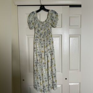 Max studio women’s floral print maxi dress size XS